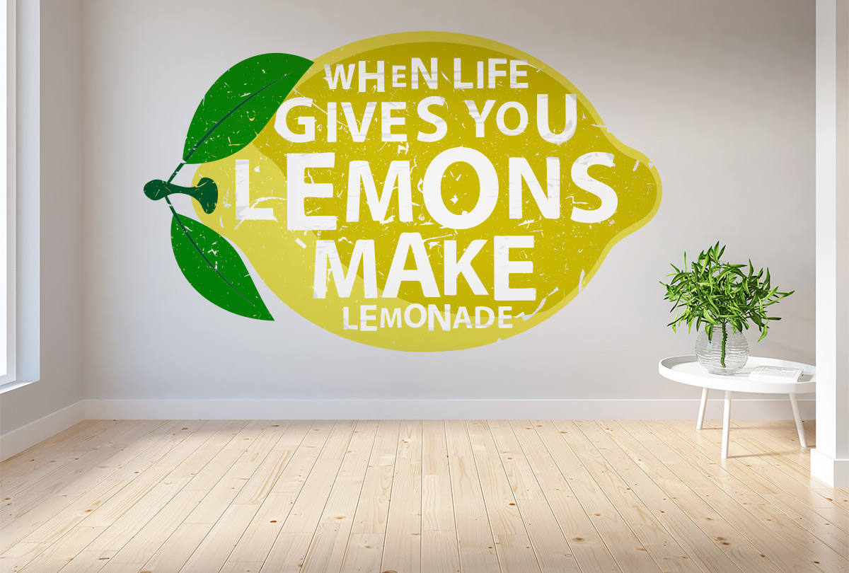 Цитаты на английском. When life gives you lemons, make lemonade