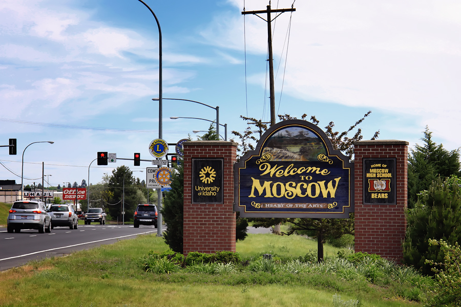 Города в США с русскими названиями. Москоу, штат Айдахо